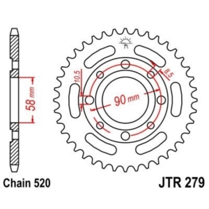 Corona JT 279 de acero con...