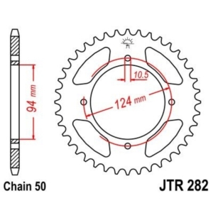 Corona JT 282 de acero con...