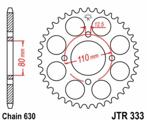 Corona JT SPROCKETS acero...