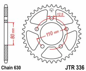 Corona JT 336 de acero con...