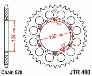 Corona JT SPROCKETS acero...