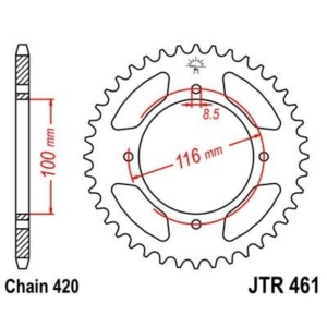 Corona JT 461 de acero con...