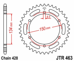 Corona JT SPROCKETS acero...