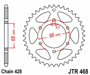 Corona JT SPROCKETS acero...