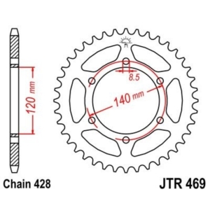 Corona JT 469 de acero con...