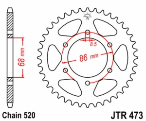 Corona JT 473 de acero con...