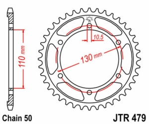 Corona JT SPROCKETS acero...