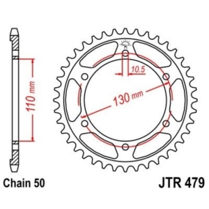 Corona JT SPROCKETS de zinc...