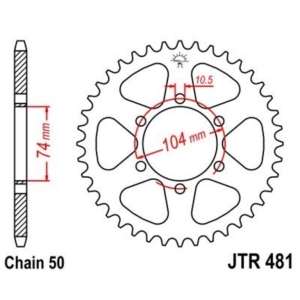 Corona JT 481 de acero con...