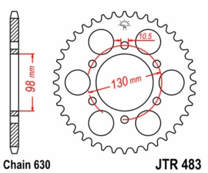 Corona JT SPROCKETS acero...