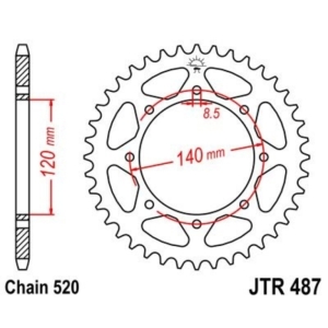 Corona JT 487 de zinc negro...