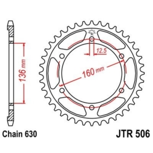 Corona JT 506 de acero con...