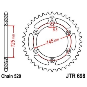 Corona JT 698 de acero con...