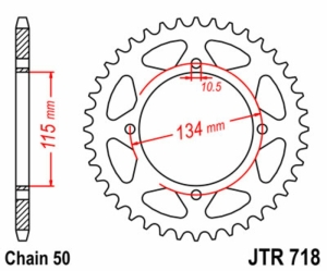 Corona JT 718 de acero con...