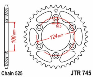 Corona JT SPROCKETS acero...