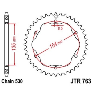 Corona JT 763 con 40 dientes