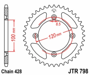 Corona JT 798 de acero con...