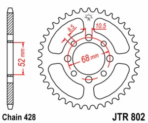 Corona JT SPROCKETS acero...