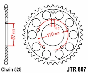 Corona JT SPROCKETS acero...