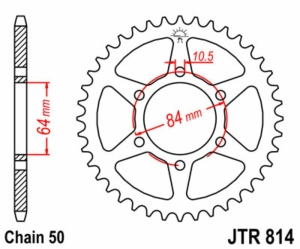 Corona JT SPROCKETS acero...