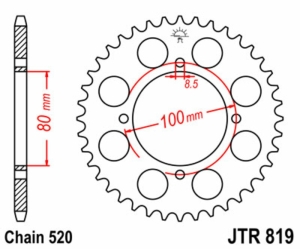 Corona JT 819 de acero con...