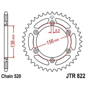 Corona JT 822 de acero con...