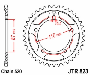 Corona JT SPROCKETS acero...