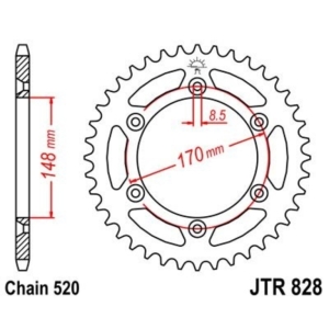 Corona JT 828 de acero con...