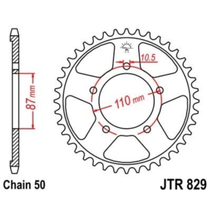 Corona JT 829 de zinc negro...