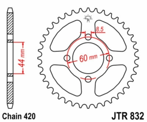 Corona JT SPROCKETS acero...