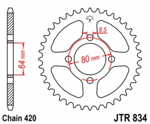 Corona JT 834 de acero con...