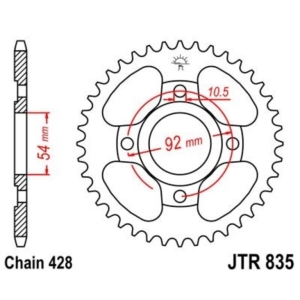 Corona JT 835 de acero con...