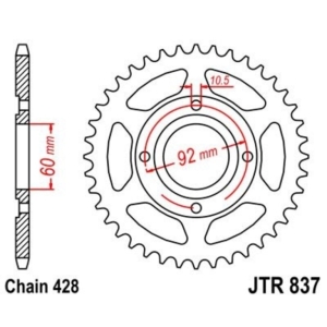 Corona JT 837 de acero con...