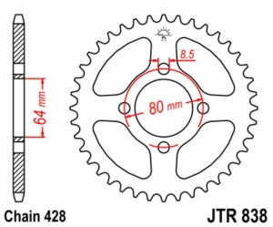 Corona JT SPROCKETS acero...