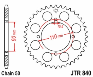 Corona JT SPROCKETS acero...