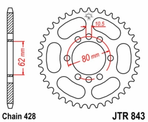 Corona JT SPROCKETS acero...