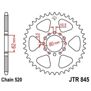 Corona JT 845 de acero con...