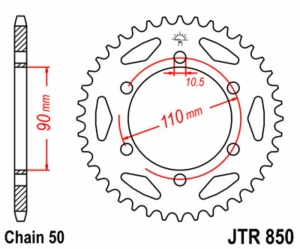 Corona JT 850 de acero con...