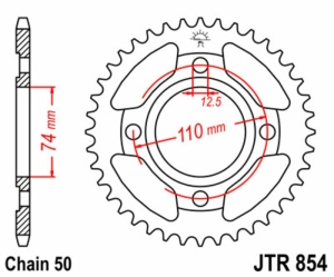 Corona JT SPROCKETS acero...