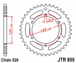 Corona JT SPROCKETS acero...