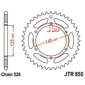 Corona JT 855 de zinc negro...