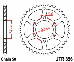 Corona JT SPROCKETS acero...