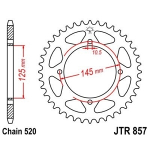 Corona JT 857 de zinc negro...