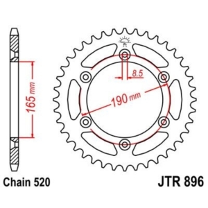 Corona JT 896 de acero con...