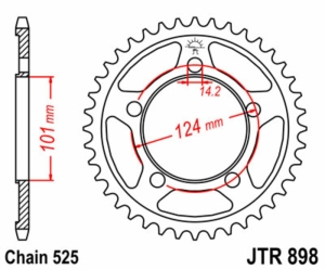 Corona JT 898 de acero con...