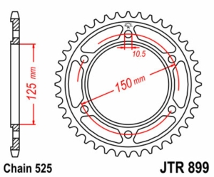 Corona JT 899 de acero con...