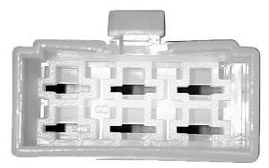 Conector rectangular Hembra...