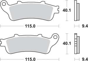 Pastilla de freno SBS P722-HS