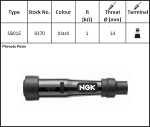 Pipa de Bujía NGK SB01E 