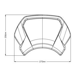 Placa Frontal Aluminio